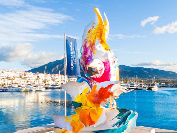 cultura escultura en Puerto Banús